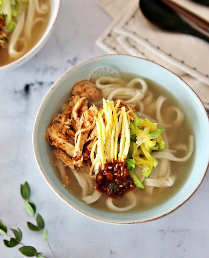 닭칼국수 레시피  칼국수 끓이는법