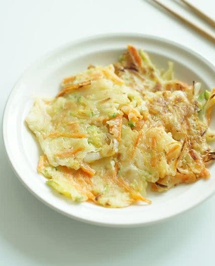 애호박요리 야채호박전 만들기 야채튀김 느낌~