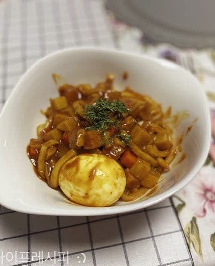 [카레 맛있게 만드는법] 밥 대신 우동사리로 카레우동 만들기