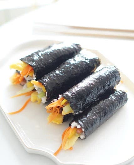 오이김밥 맛있게 싸는법 오이절이기 , 꼬마김밥 만들기 했어요