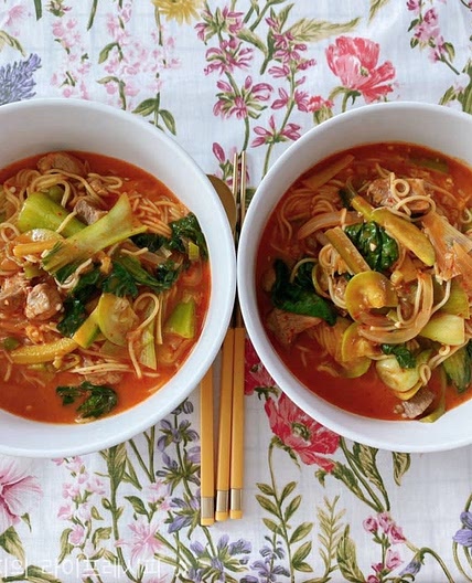 [옥수수면 요리] 양꼬치집에서 꼭 시켜먹는 옥수수온면 만들기