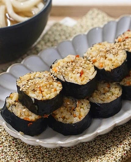 땡초장 넣은 매운어묵김밥 땡초김밥 만들기