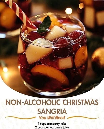 Non-alcoholic Christmas Sangria