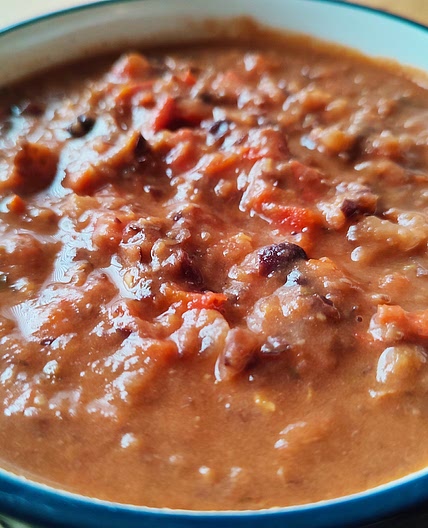 Spicy Mexican Bean Soup (Vegan)