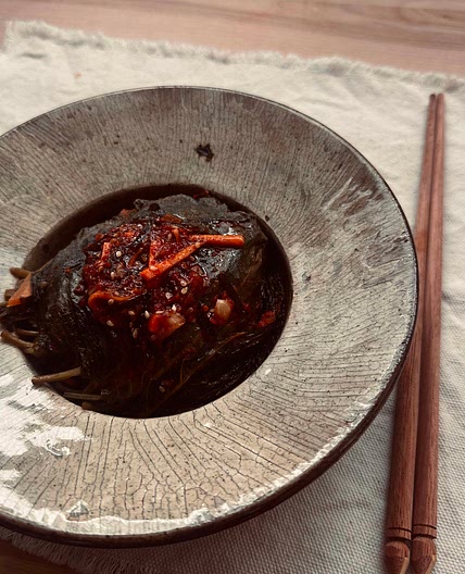 들기름 깻잎 찜