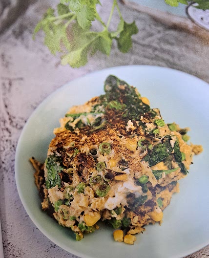 Omelet with oats