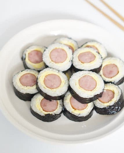 햄 계란김밥 만들기 간단한 나들이음식 이에요