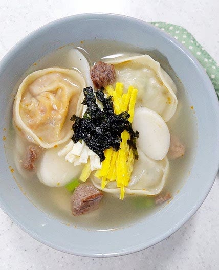 소고기 떡만두국 만드는법 소고기 떡만둣국 레시피