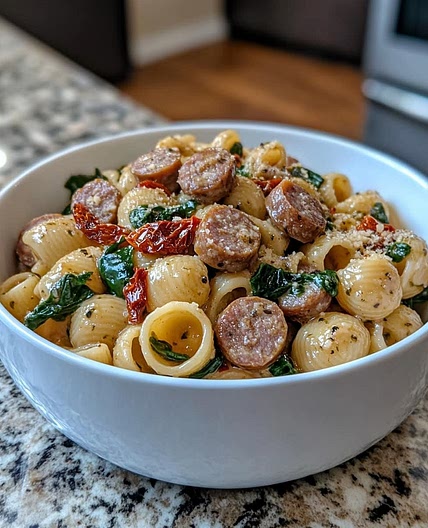 Creamy Tuscan Sausage Pasta
