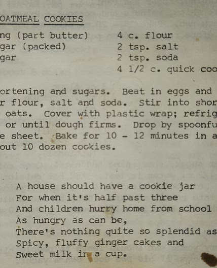 Refrigerator Oatmeal Cookies