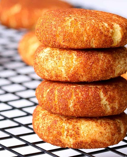 Low Carb Sugar Free Snickerdoodle Cookies