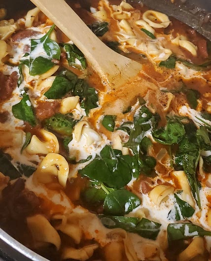 Creamy Tortellini Soup