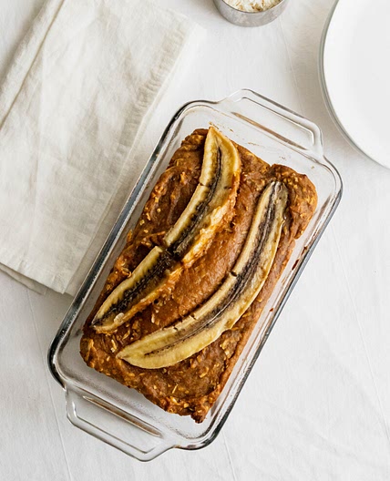 Healthy Pumpkin & Coconut Banana Bread