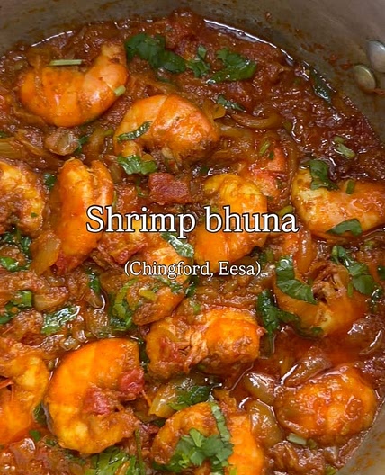 Shrimp Bhuna