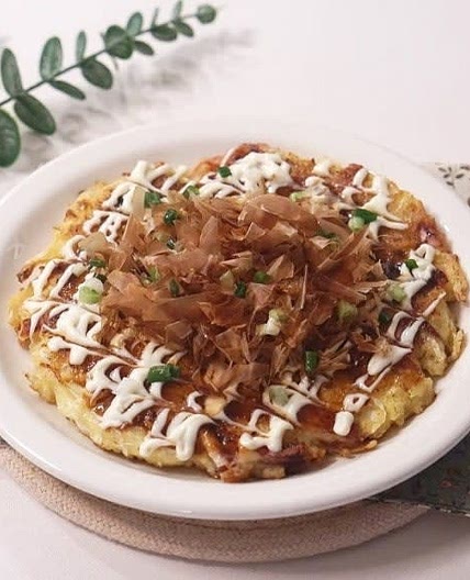 일본 부침개 오코노미야끼 만들기