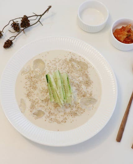 콩국물로 간단 콩국수 만들기