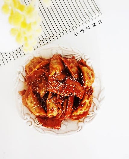 만두강정 볶음만두 레시피