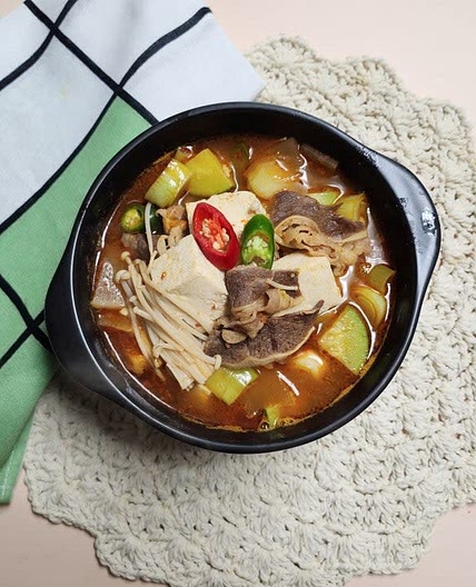 백종원 우삼겹 된장찌개