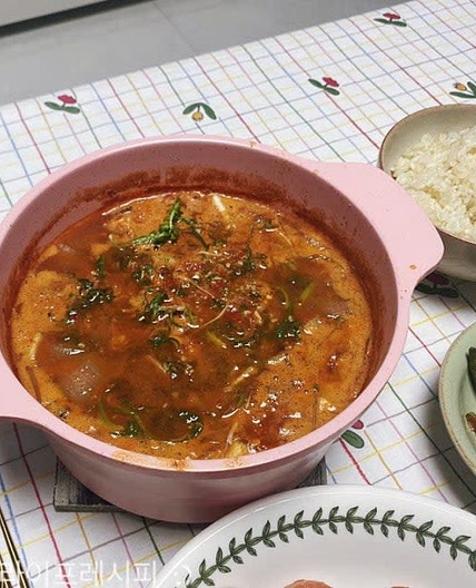 또순이네 된장찌개 스타일 냉이된장찌개 고깃집 된장찌개 레시피