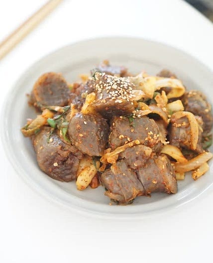 순대볶음 레시피 양념 이렇게 했어요