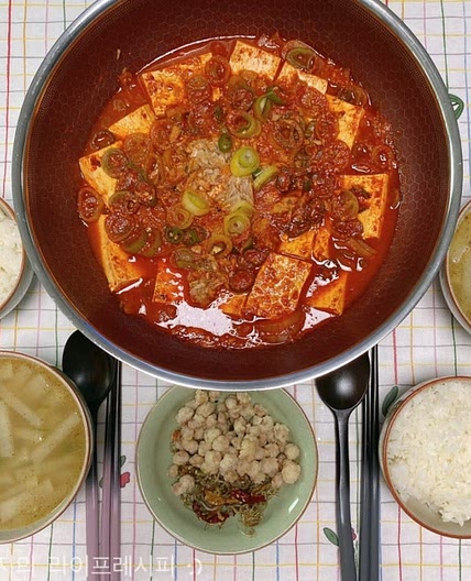 [캔참치 요리] 간단한 두부요리 참치두부조림 참치두부짜글이