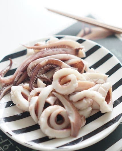 오징어데치기 오징어숙회 이렇게 해요