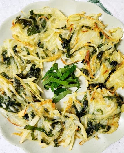 깻잎 감자채전 만들기 바삭고소한 감자채전 레시피