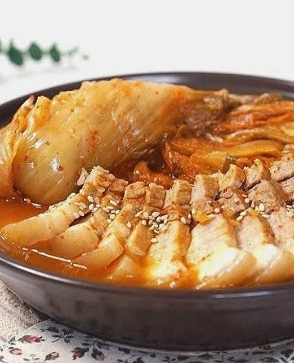 통오겹살 묵은지 김치찜 레시피