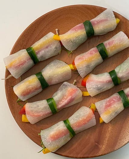 알록달록 무쌈말이🌈