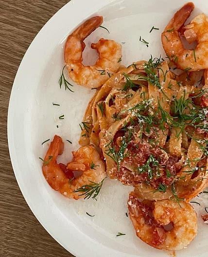 토마토 새우 파스타