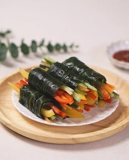 자투리야채 활용요리 곰피요리 미역말이