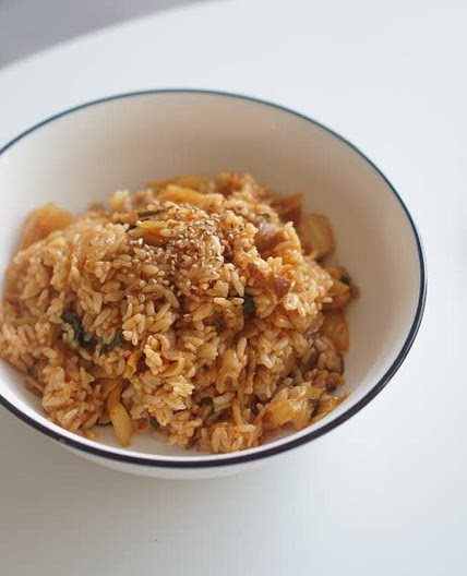 파 삼겹살 김치볶음밥 황금레시피 한그릇요리로 했어요