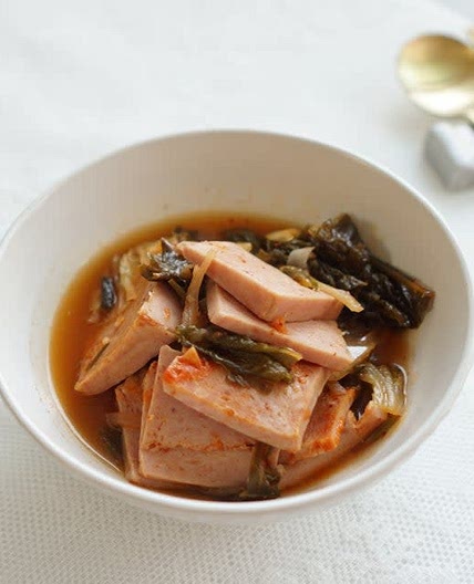 스팸 김치찌개 맛있게 끓이는법 별거 없죠~