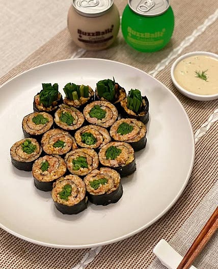 김치볶음밥 부추김밥