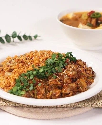 제철 꼬막비빔밥 만들기