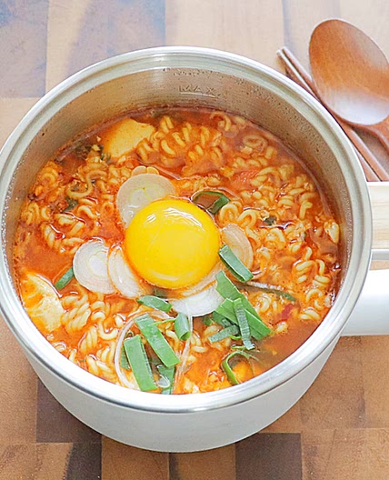 열라면 순두부찌개