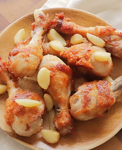 통마늘 마라 닭다리 치킨