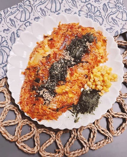 강식당 김치밥 김치 볶음밥