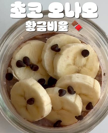 초코 오버나잇 오트밀 황금비율