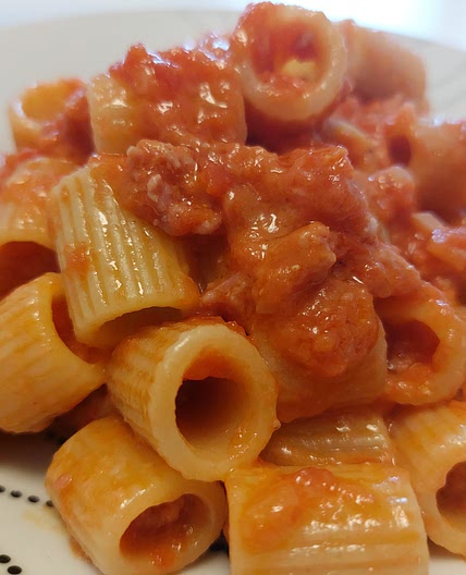 Pasta - Tuna and Onions sauce