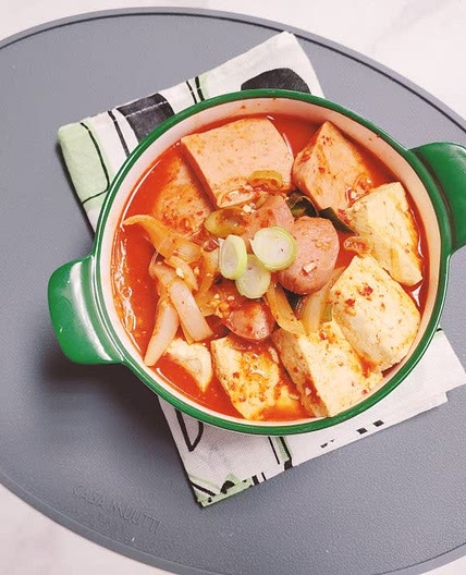 스팸 두부 짜글이