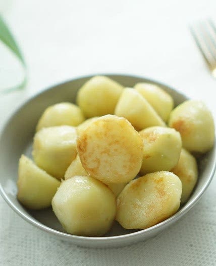 휴게소 감자 만들기 , 알감자버터구이 너무 맛있자나