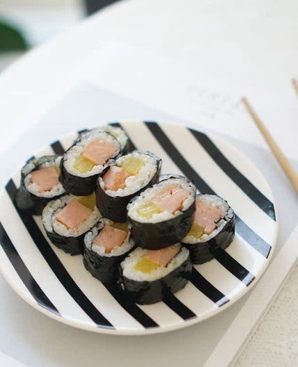 스팸 김밥 만드는법 한입에 쏙~
