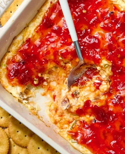 Baked Pepper Jelly Cream Cheese Dip