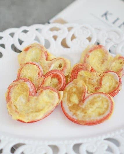 맛살요리 ~ 하트맛살전 해봤어요