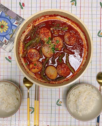 [계란장조림 만들기] 매콤한 계란볶이 고추장달걀조림 꽈리고추계란장조림