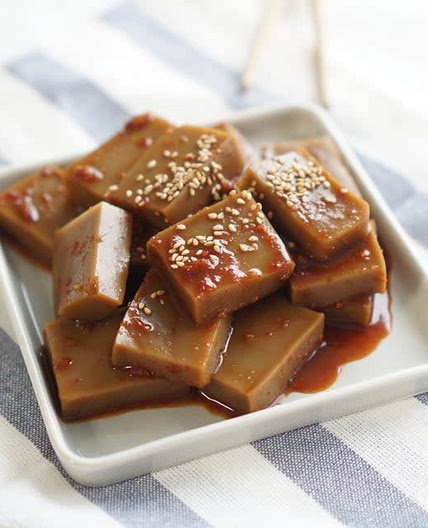 도토리묵무침 기본 양념으로 해보기