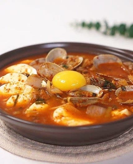 해물 바지락 순두부찌개 만드는 법
