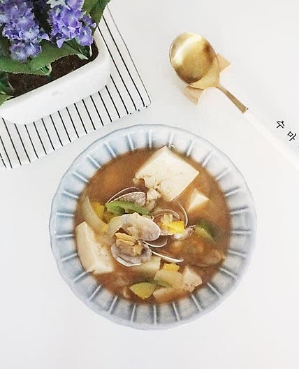 바지락된장찌개 레시피