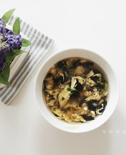 계란김국 레시피